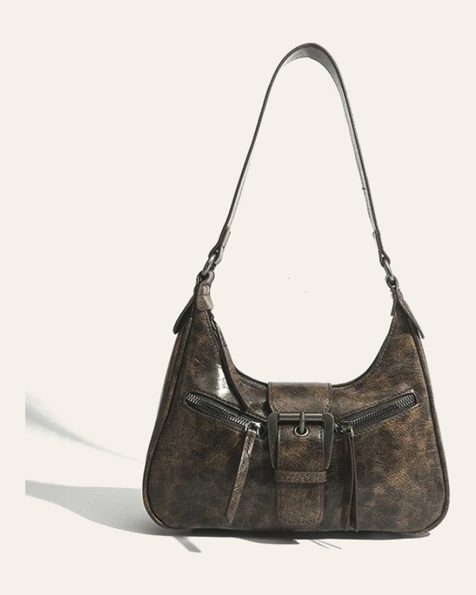 Maison Loria The Ambre Crossbody in Charcoal / Copper