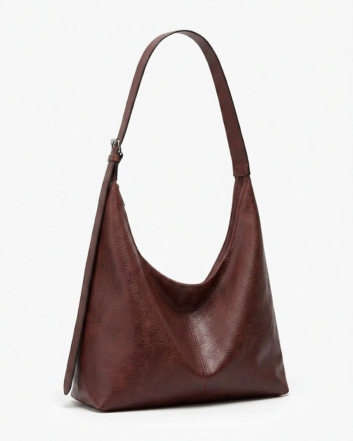 Maison Loria The Anaïs Hobo in Burgundy