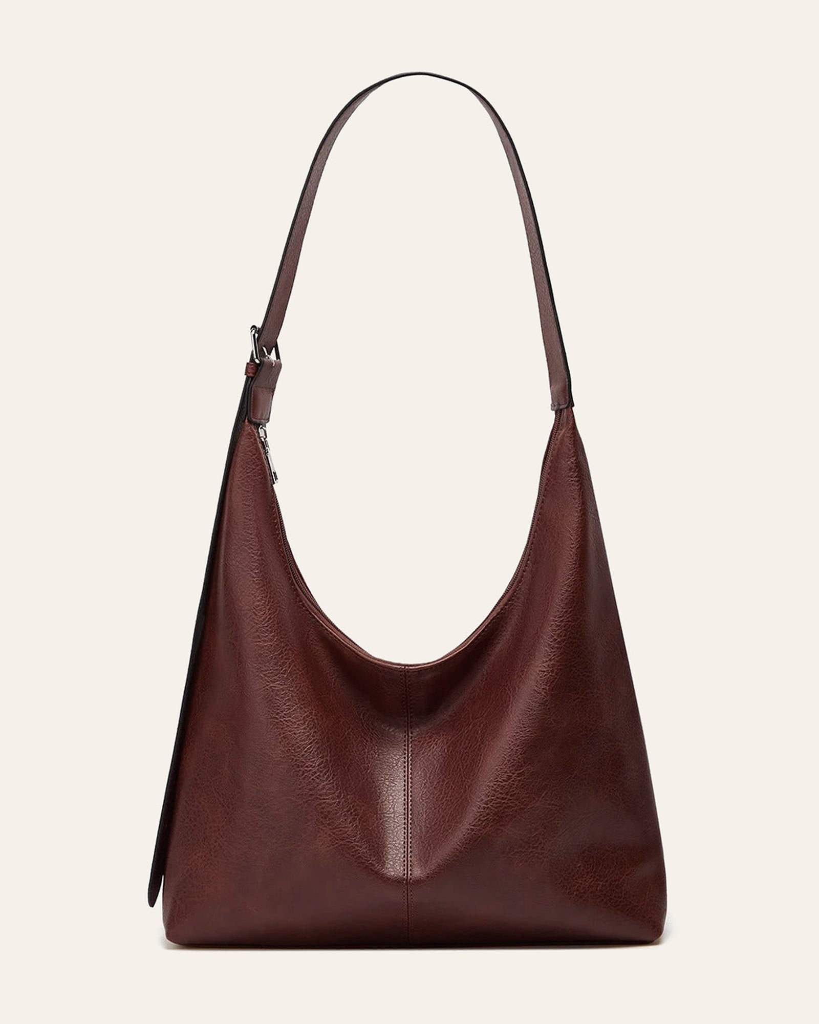 Maison Loria The Anaïs Hobo in Burgundy