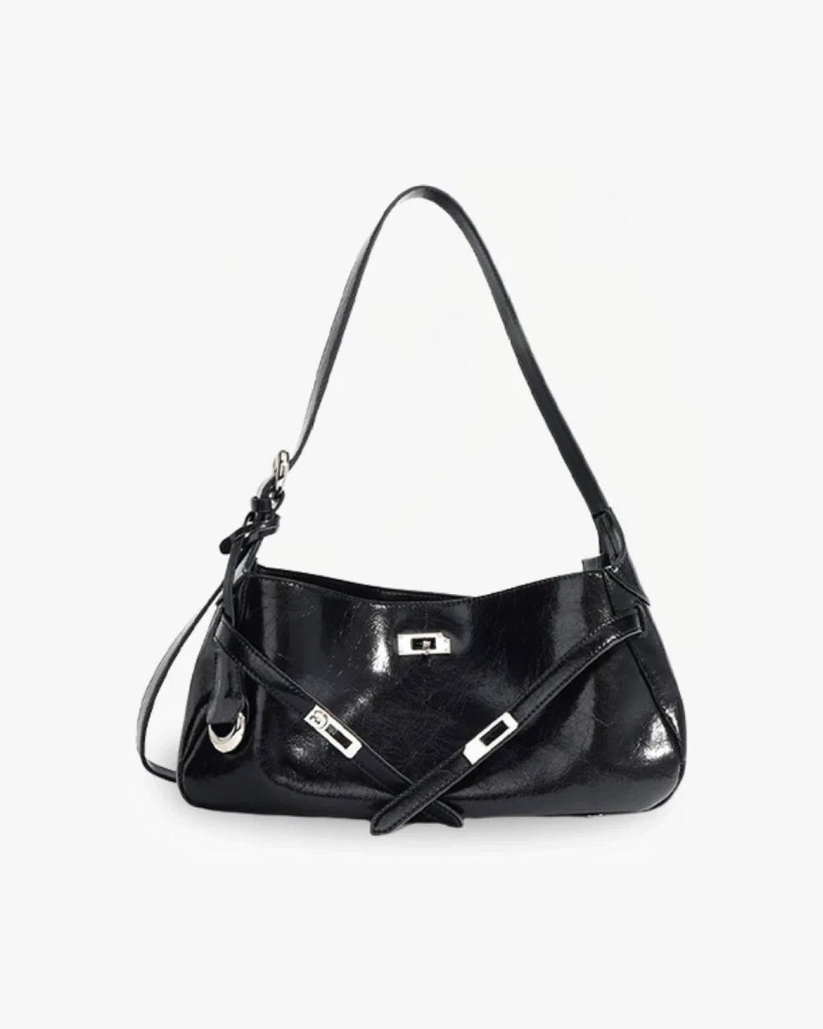 Maison Loria The Ariane Shoulder Bag in Black