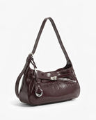 Maison Loria The Ariane Shoulder Bag in Burgundy