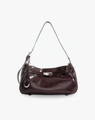 Maison Loria The Ariane Shoulder Bag in Burgundy