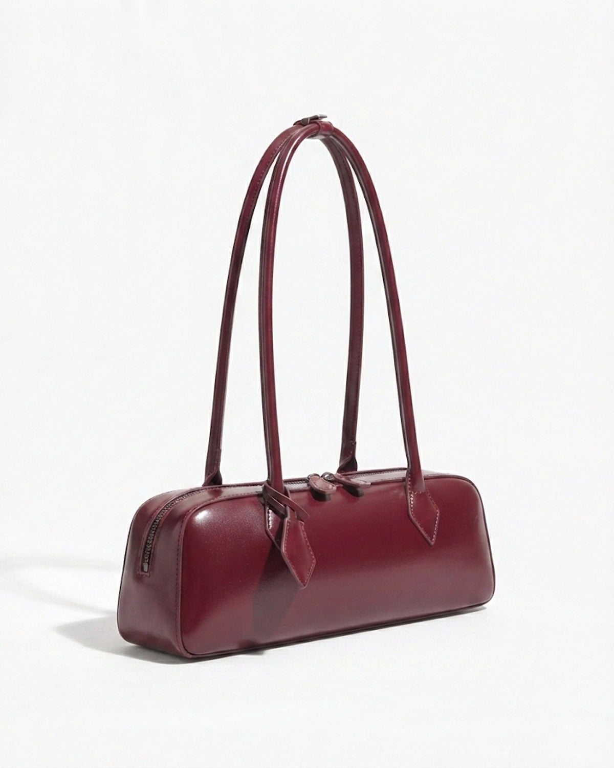 Maison Loria The Blanche Shoulder Bag in Burgundy