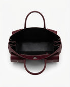 Maison Loria The Clémence Tote in Burgundy