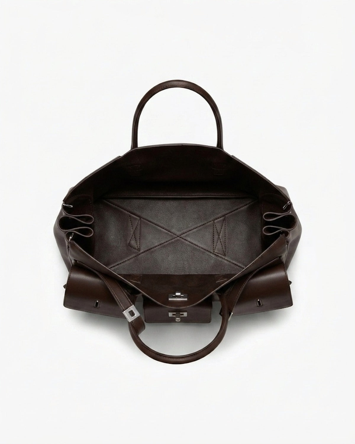 Maison Loria The Clémence Tote in Chocolate