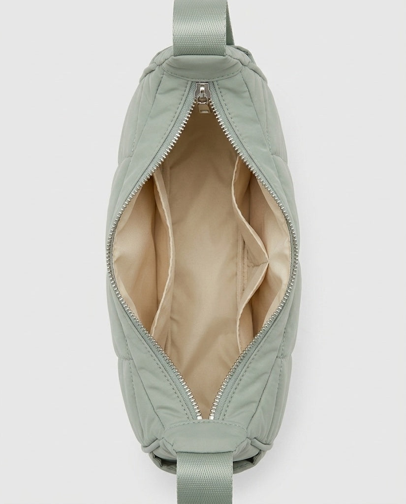 Maison Loria The Éléonore Shoulder Bag in Light Green
