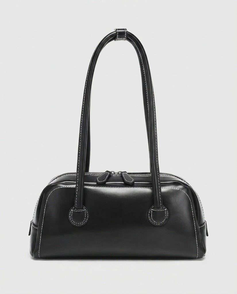 Maison Loria The Émilie Shoulder Bag in Black