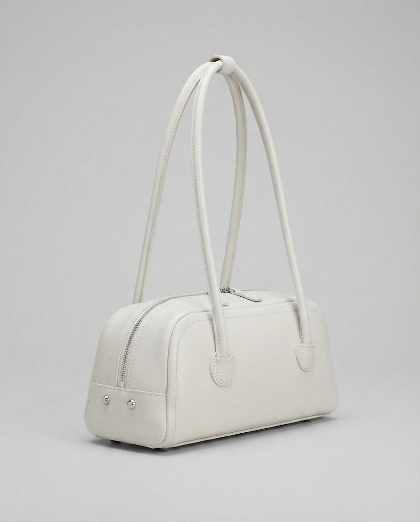 Maison Loria The Émilie Shoulder Bag in White