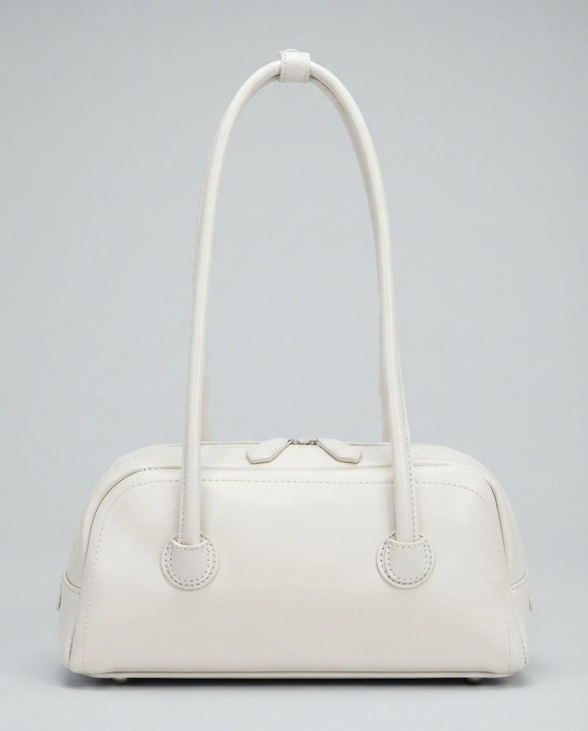 Maison Loria The Émilie Shoulder Bag in White