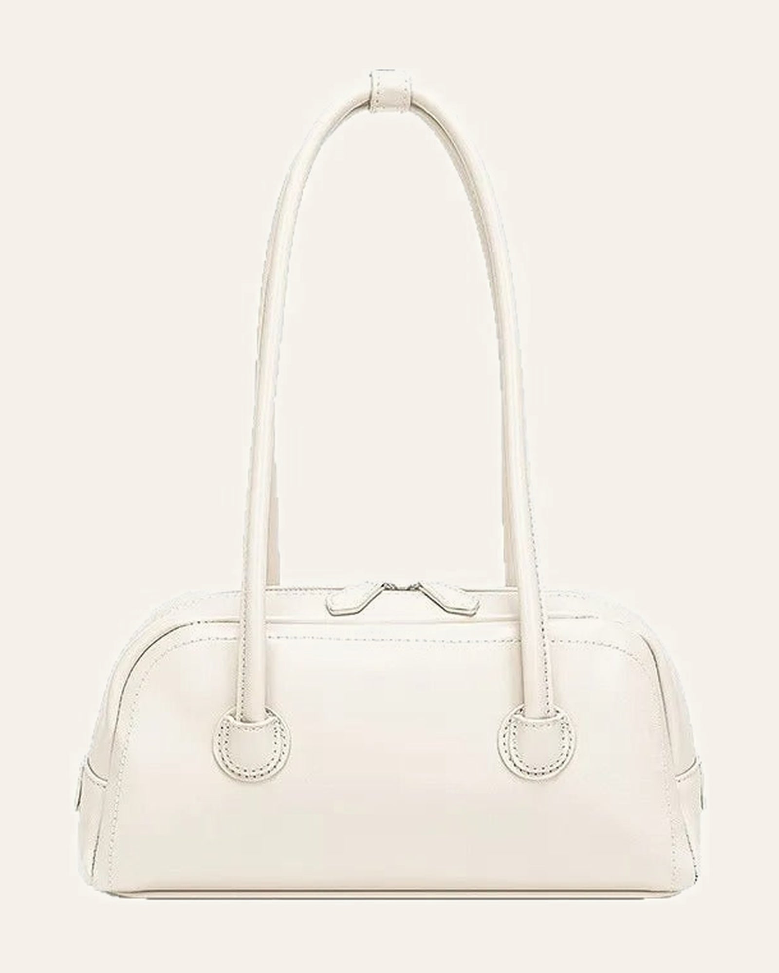 Maison Loria The Émilie Shoulder Bag in White