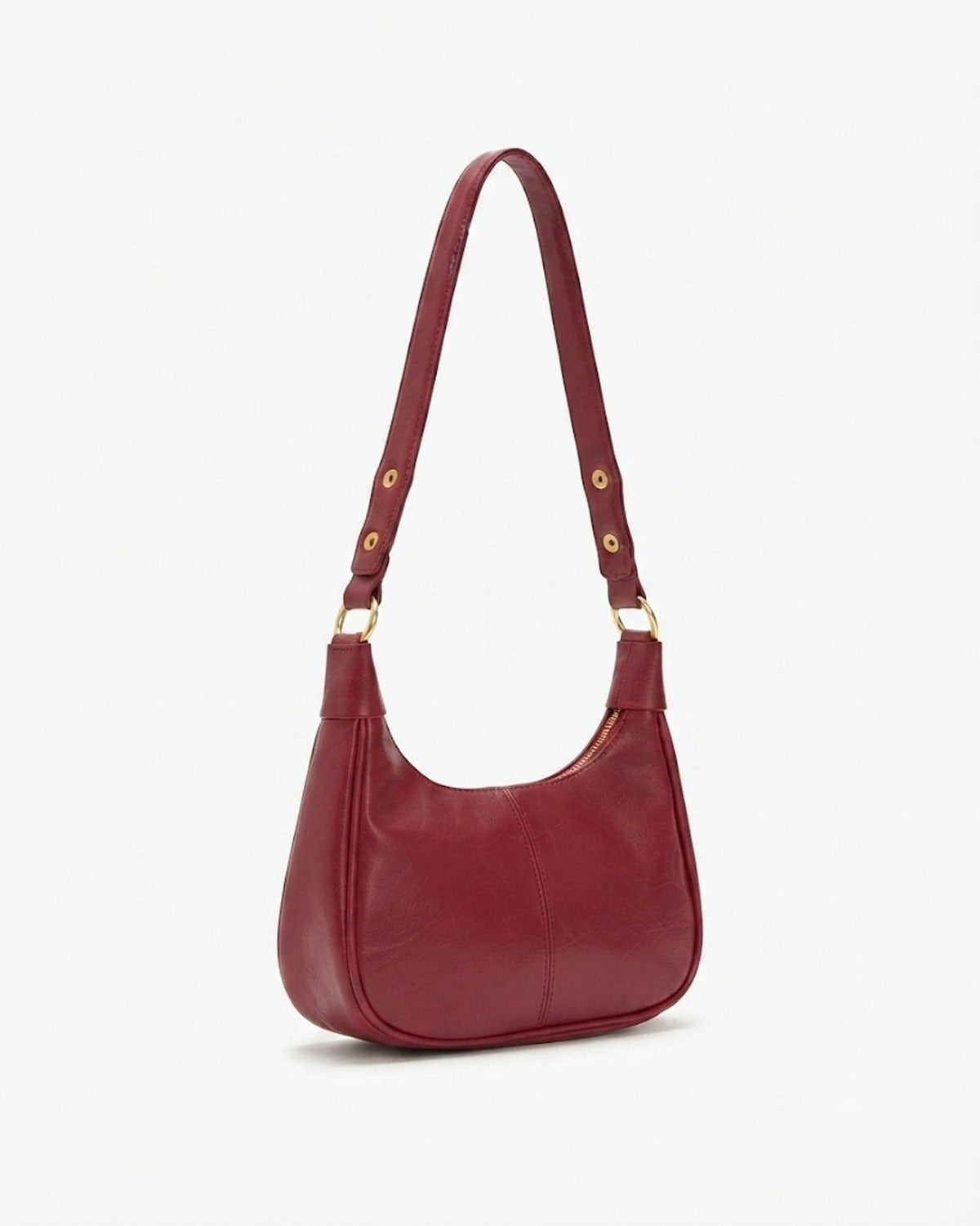 Maison Loria The Fabienne Crossbody in Burgundy