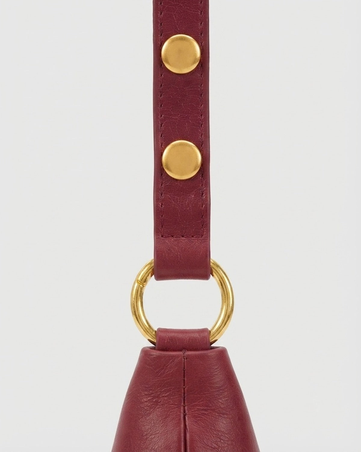 Maison Loria The Fabienne Crossbody in Burgundy