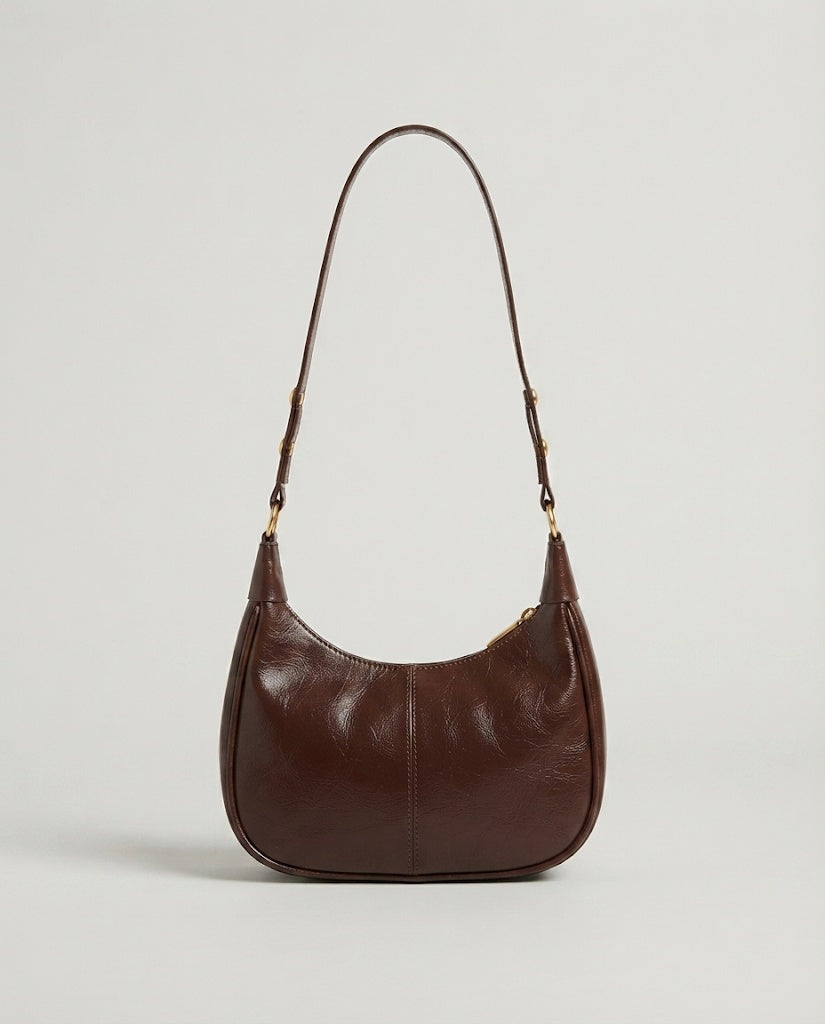 Maison Loria The Fabienne Crossbody in Cognac Brown
