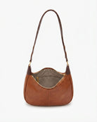 Maison Loria The Fabienne Crossbody in Cognac Brown