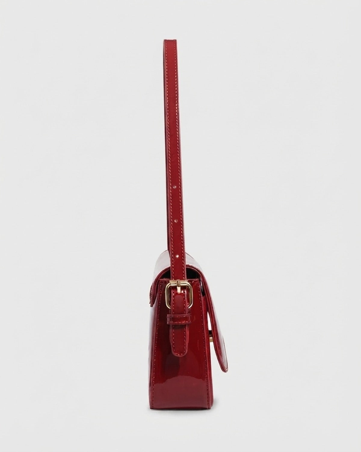Maison Loria The Faustine Crossbody in Glossy Red