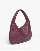 Maison Loria The Marceline Hobo in Burgundy