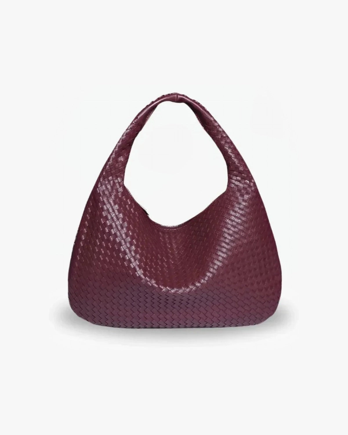 Maison Loria The Marceline Hobo in Burgundy