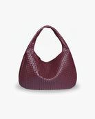 Maison Loria The Marceline Hobo in Burgundy