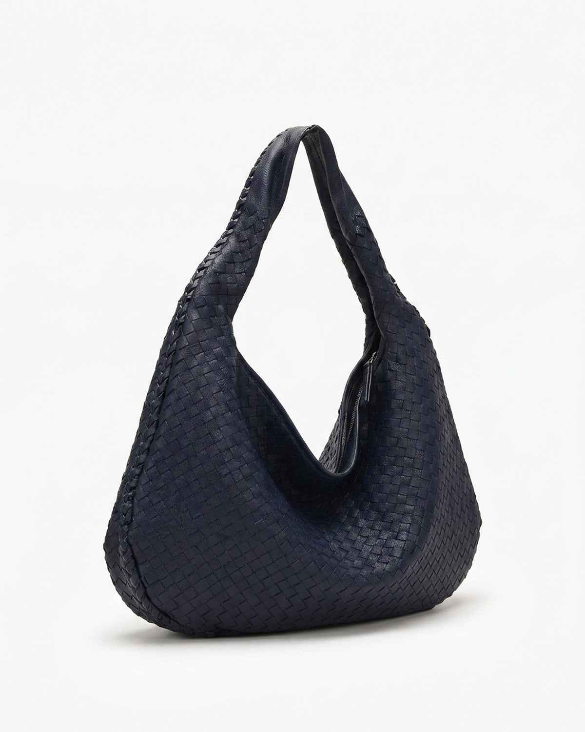 Maison Loria The Marceline Hobo in Navy Blue