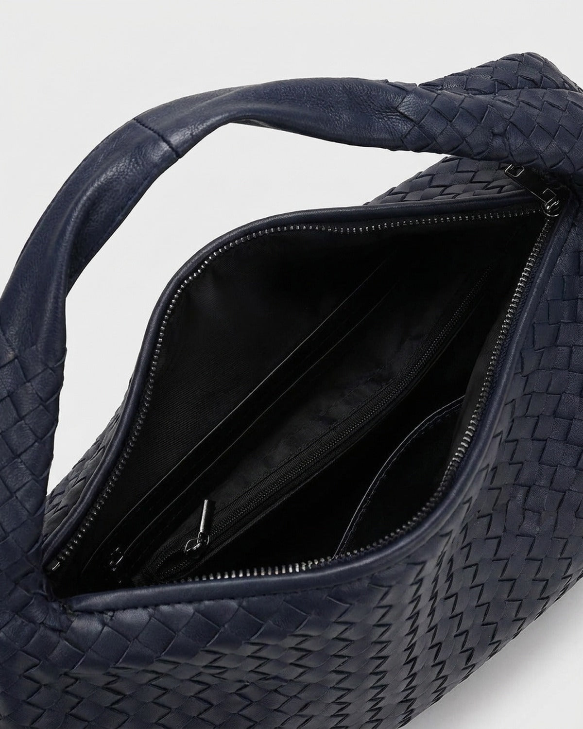 Maison Loria The Marceline Hobo in Navy Blue