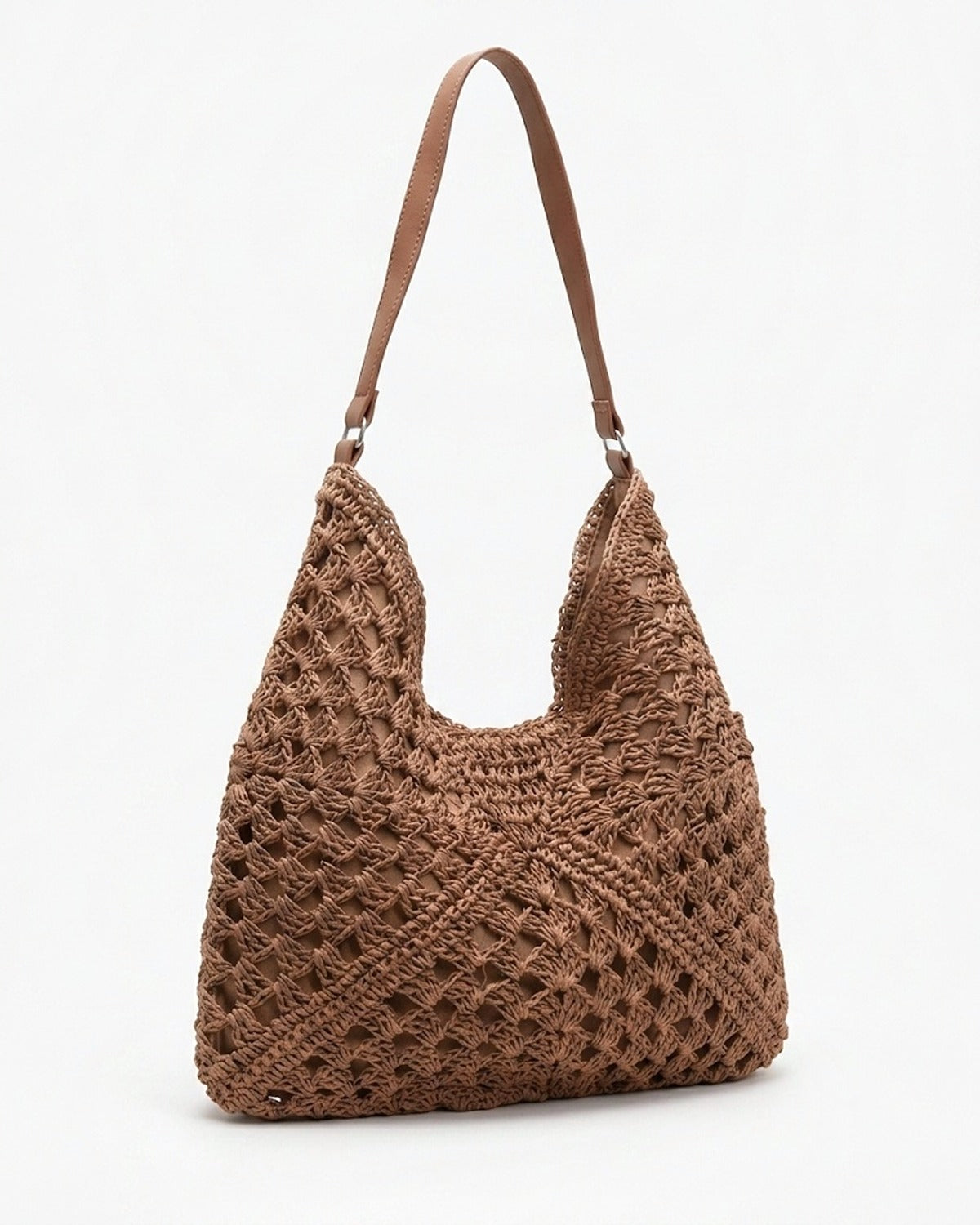 Maison Loria The Margot Straw Tote in Brown