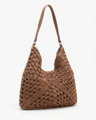 Maison Loria The Margot Straw Tote in Brown