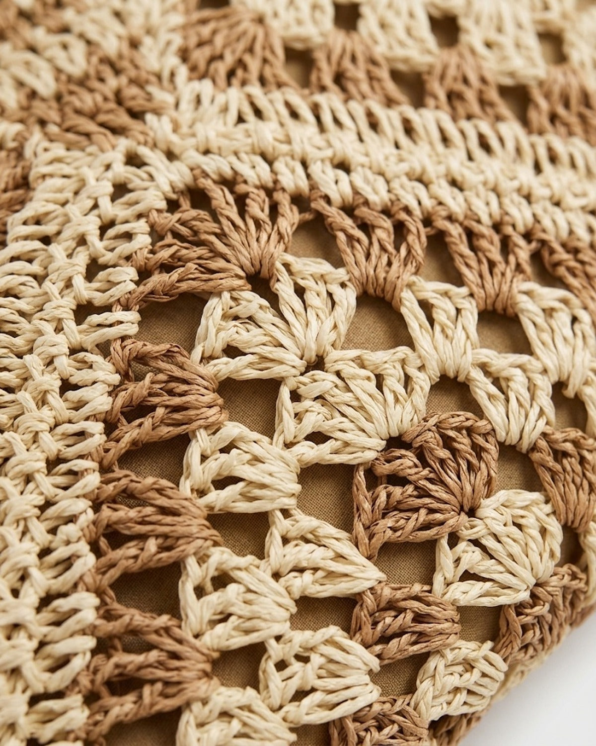 Maison Loria The Margot Straw Tote in Brown