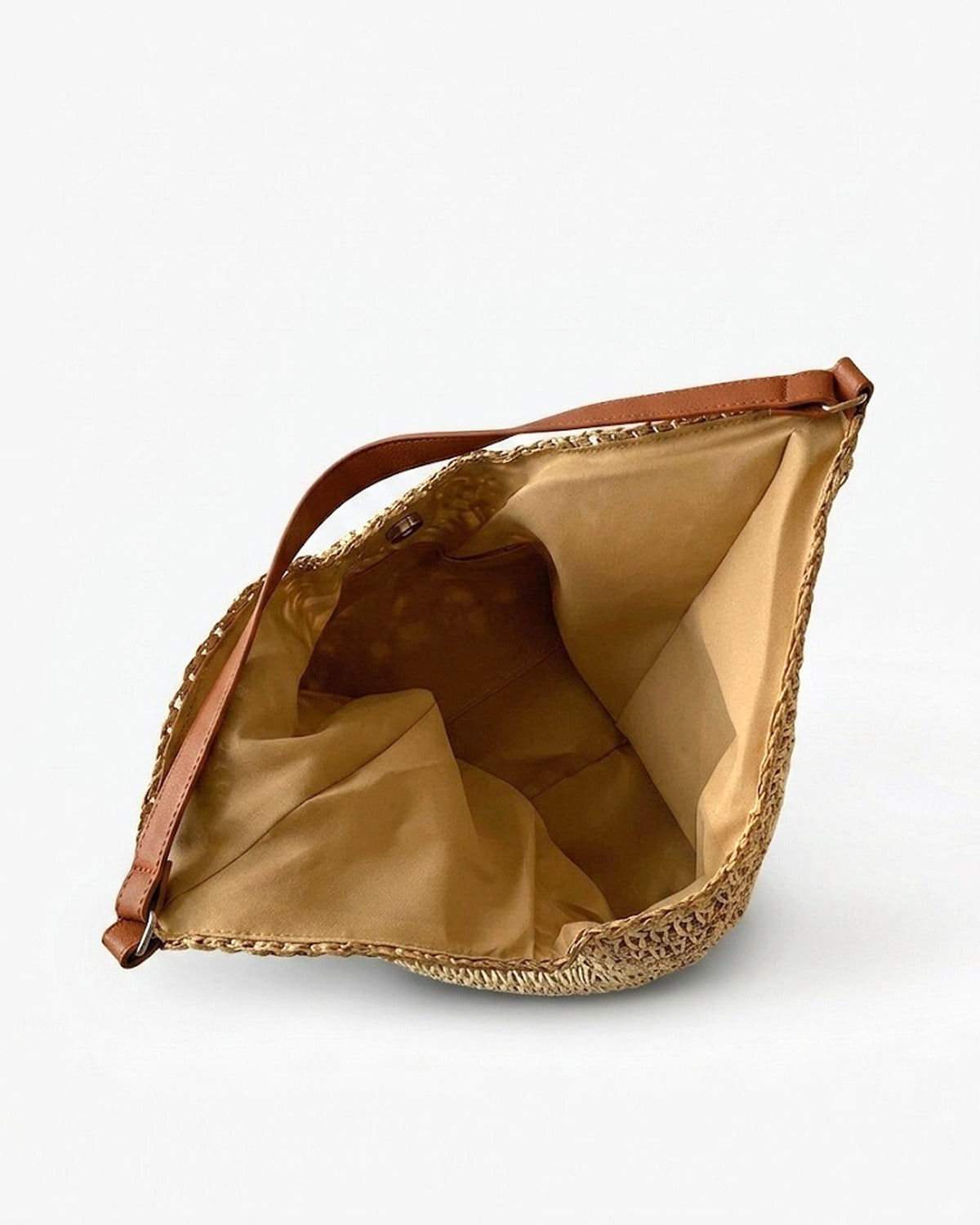 Maison Loria The Margot Straw Tote in khaki