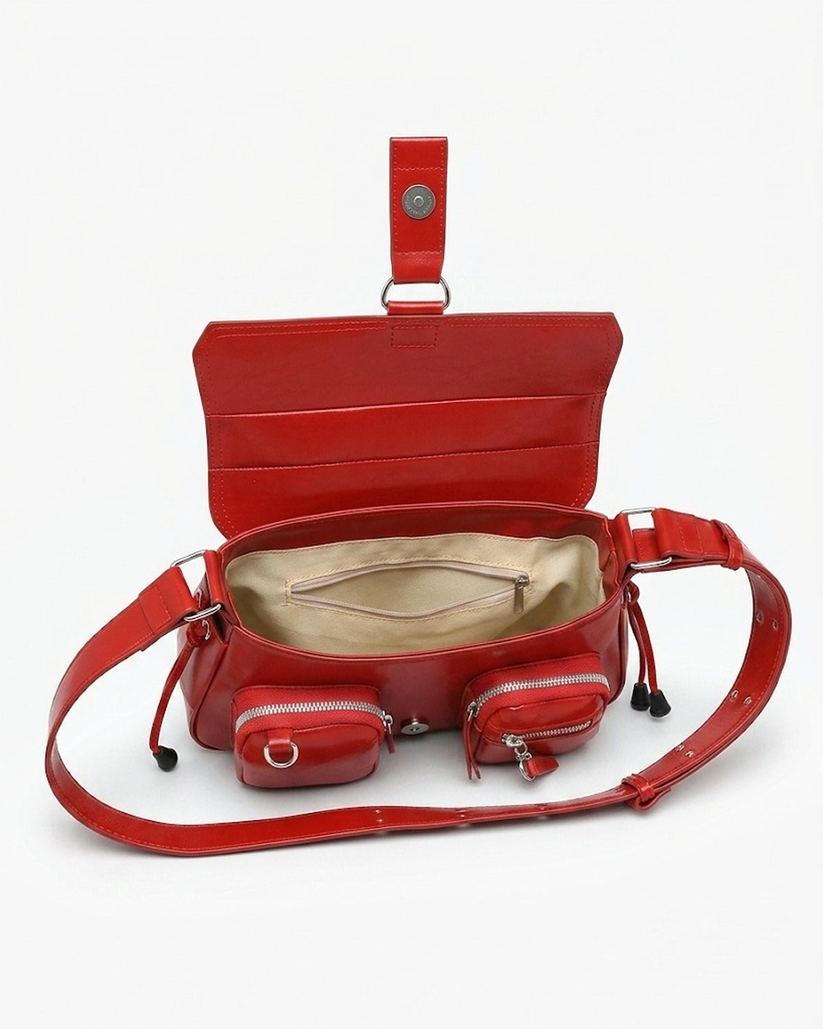 Maison Loria The Mathilde Crossbody in Red