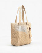 Maison Loria The Ninon Straw Tote in Beige