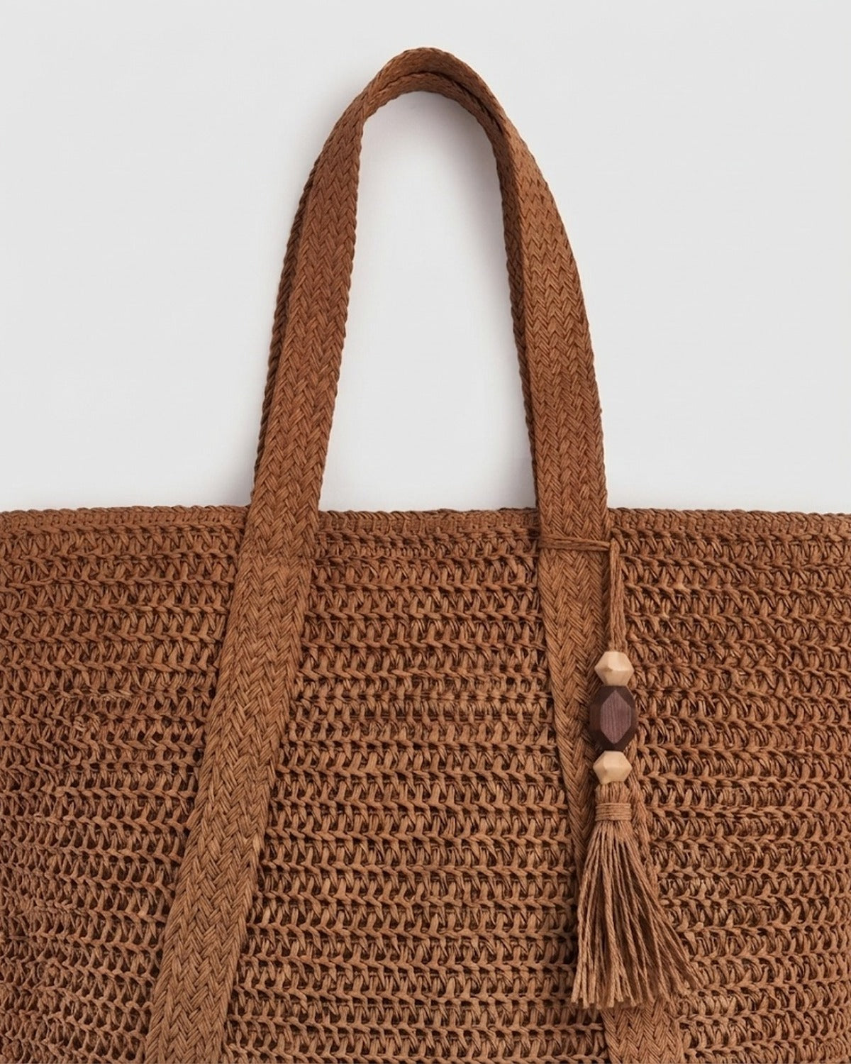 Maison Loria The Ninon Straw Tote in Brown