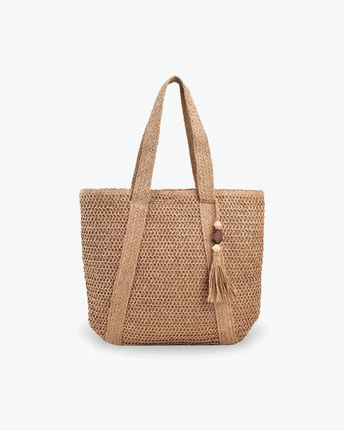 Maison Loria The Ninon Straw Tote in Brown