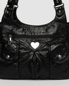 Maison Loria The Sabine Shoulder Bag in Black