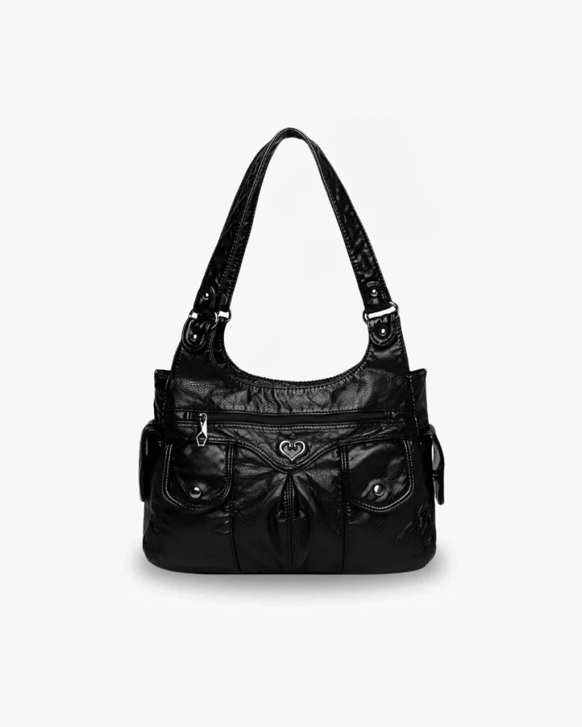 Maison Loria The Sabine Shoulder Bag in Black