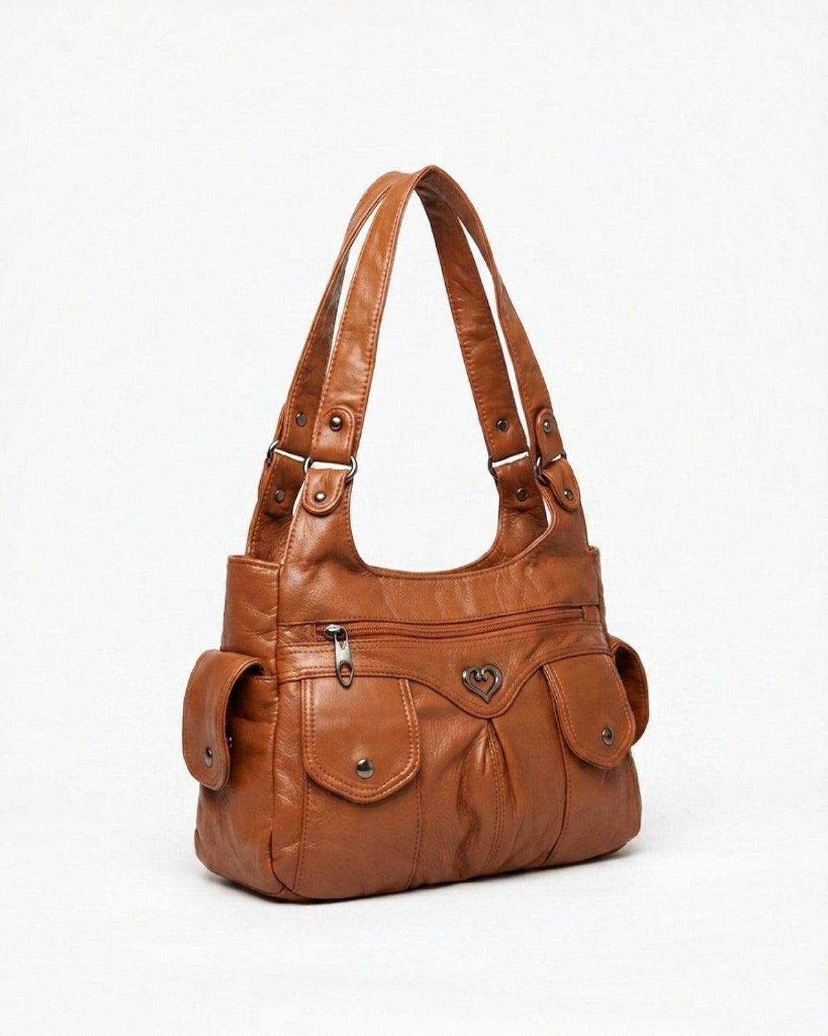 Maison Loria The Sabine Shoulder Bag in Brown