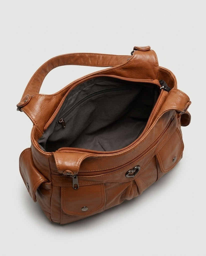Maison Loria The Sabine Shoulder Bag in Brown