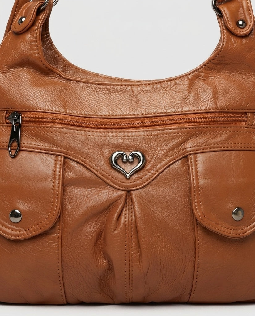 Maison Loria The Sabine Shoulder Bag in Brown