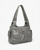 Maison Loria The Sabine Shoulder Bag in Gray