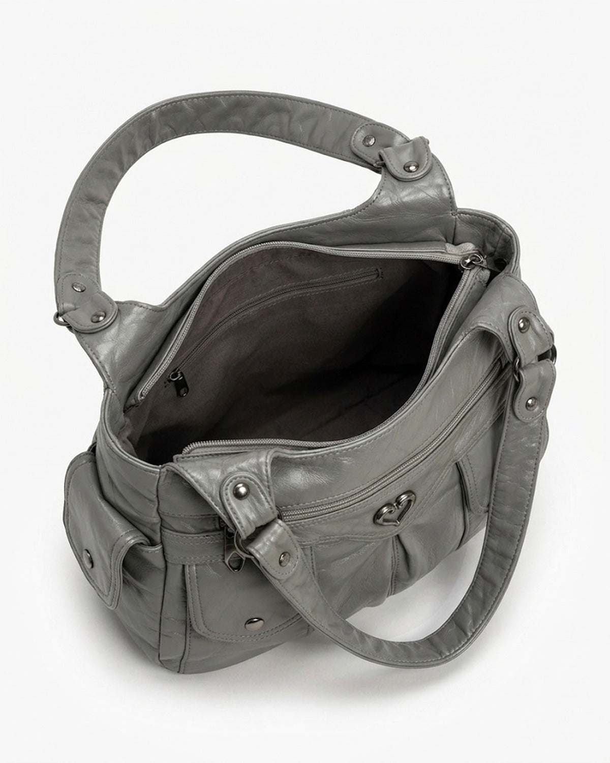 Maison Loria The Sabine Shoulder Bag in Gray