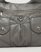 Maison Loria The Sabine Shoulder Bag in Gray