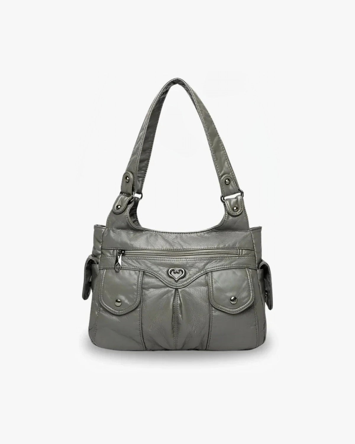 Maison Loria The Sabine Shoulder Bag in Gray