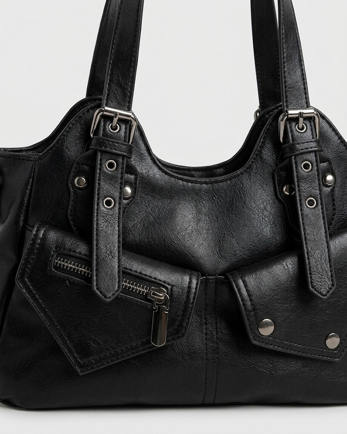 Maison Loria The Séraphine Shoulder Bag in Black
