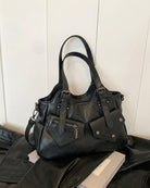 Maison Loria The Séraphine Shoulder Bag in Black