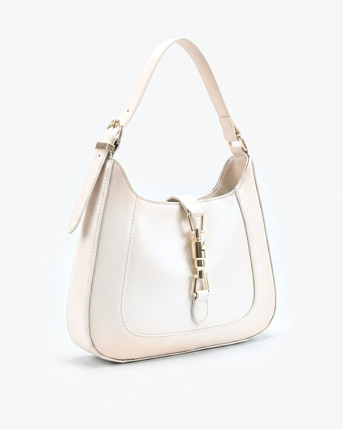 Maison Loria The Solène Shoulder Bag in Cream