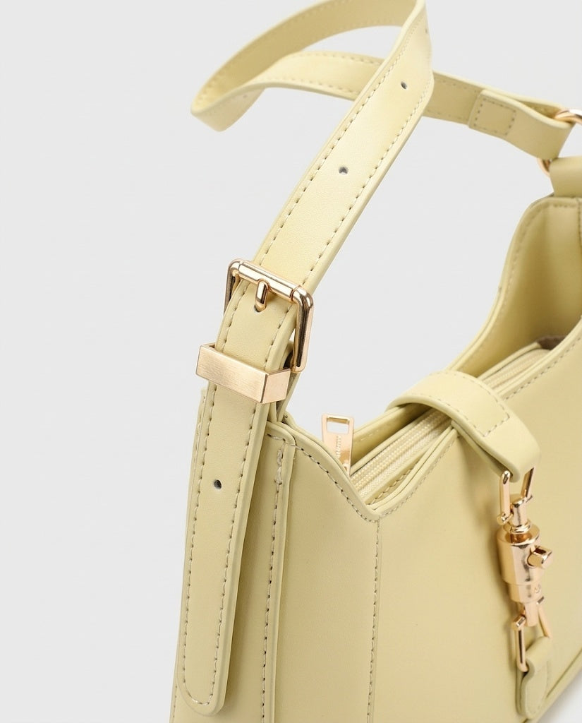 Maison Loria The Solène Shoulder Bag in Yellow
