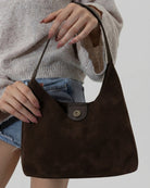 Maison Loria The Théodora Hobo in Chocolate